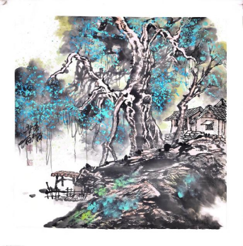 绘就新徽派花鸟传奇 —— 吕俊成的艺术探索之路(图4) 绘就新徽派花鸟传奇 —— 吕俊成的艺术探索之路(图4)