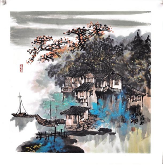 绘就新徽派花鸟传奇 —— 吕俊成的艺术探索之路(图6) 绘就新徽派花鸟传奇 —— 吕俊成的艺术探索之路(图6)