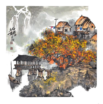 绘就新徽派花鸟传奇 —— 吕俊成的艺术探索之路(图2) 绘就新徽派花鸟传奇 —— 吕俊成的艺术探索之路(图2)