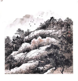 绘就新徽派花鸟传奇 —— 吕俊成的艺术探索之路(图7) 绘就新徽派花鸟传奇 —— 吕俊成的艺术探索之路(图7)