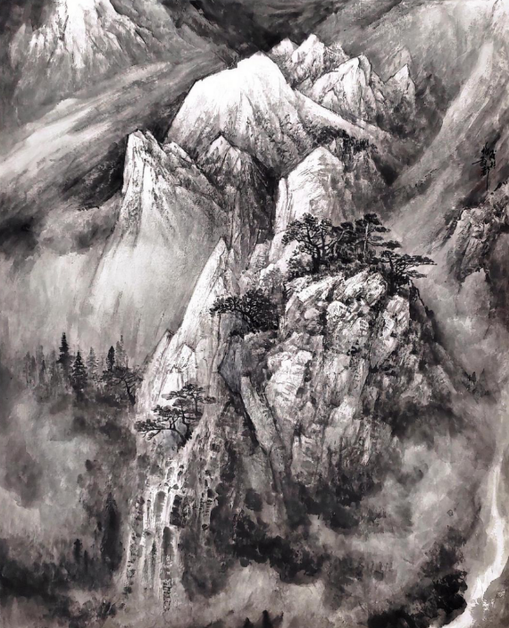 吕俊成：山水墨韵间的艺术深耕与创新(图2)